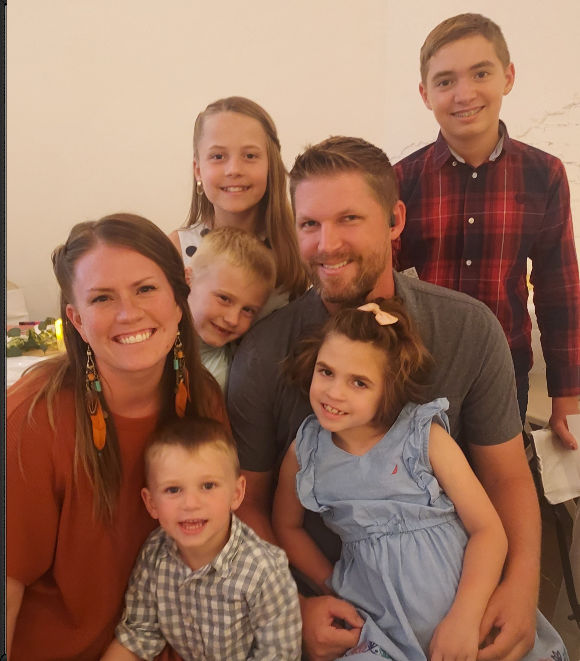 Jake Bair with family